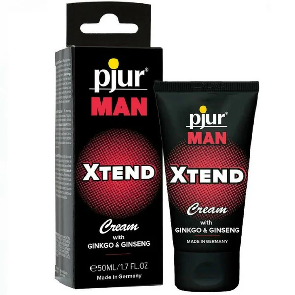 pjur Man Xtend Cream Stimulant Lubricant Massage Ginkgo Ginseng 50ml