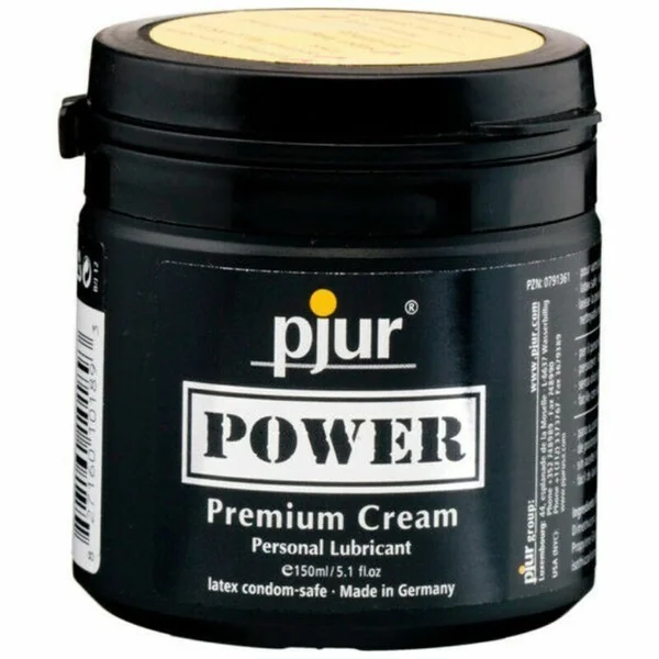 Pjur Power Premium Cream Personal Lubricant Crema Lubricantes Anale Vaginale 5oz