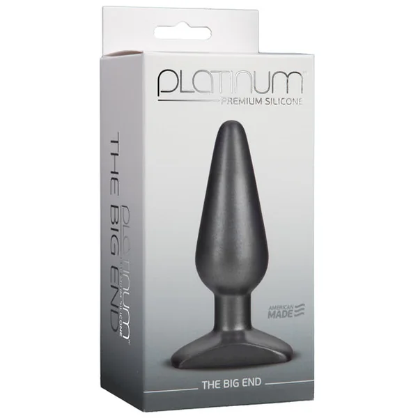 Platinum Silicone The Big End - Charcoal