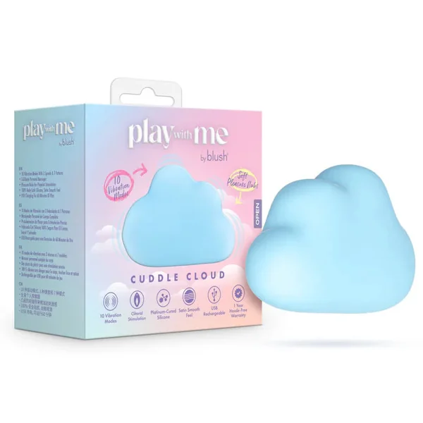 Play With Me Cuddle Cloud Massager by Blush