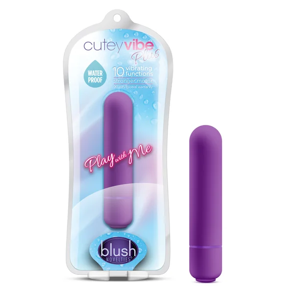 PLAY WITH ME CUTEY VIBE PLUS 10 FUNCTION BULLET PURPLE