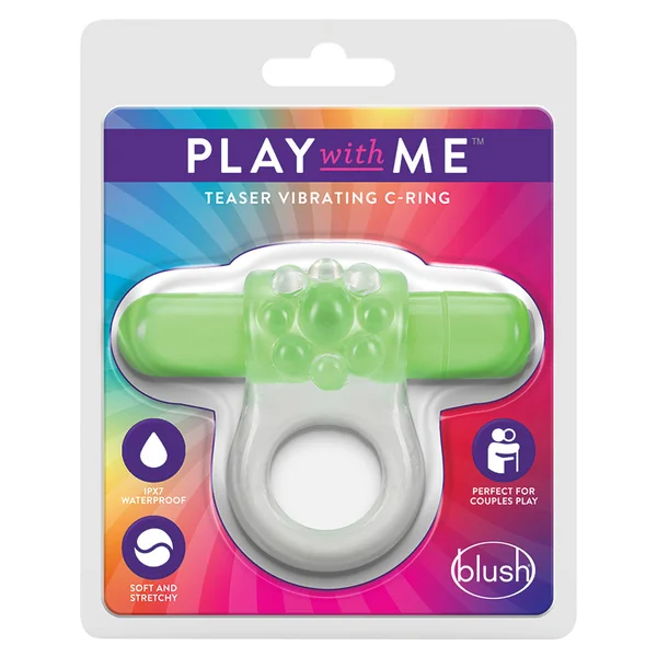 Play With Me Teaser Green Vibrating Penis Rin