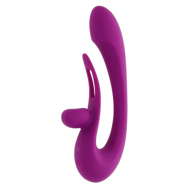Playboy Cha Cha Slide Rechargeable Silicone Dual Vibrator – Purple
