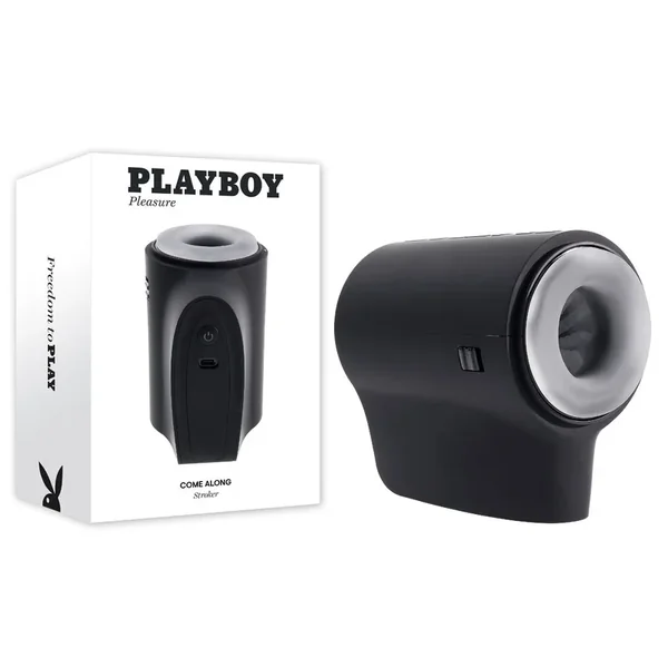Playboy Pleasure COME ALONG – USB Rechargeable Vibrating Stroker