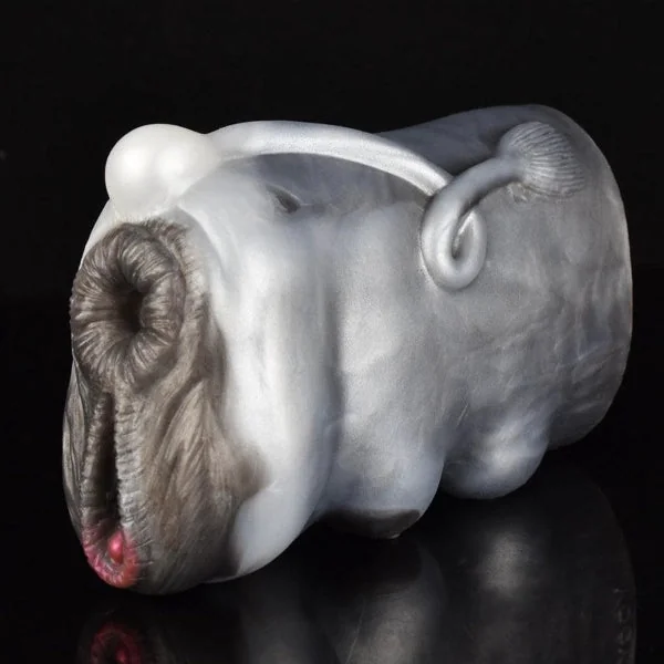 playfulsextoy Soft‑Silicone Cow Pocket‑Pussy Male Masturbators