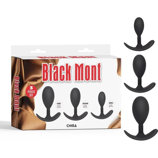 Plug Anal - Black Mont - Anal Trainer Kit