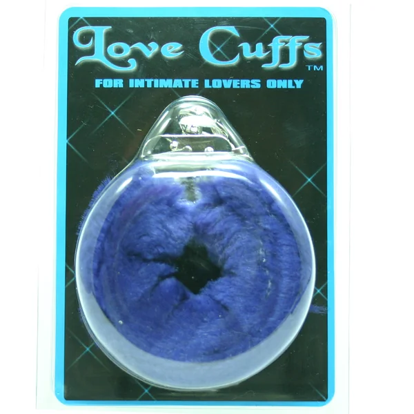 PLUSH LOVE CUFFS BLUE