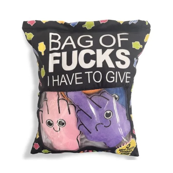 PLUSHY PILLOW BAG OF FUCKS TO GIVE
