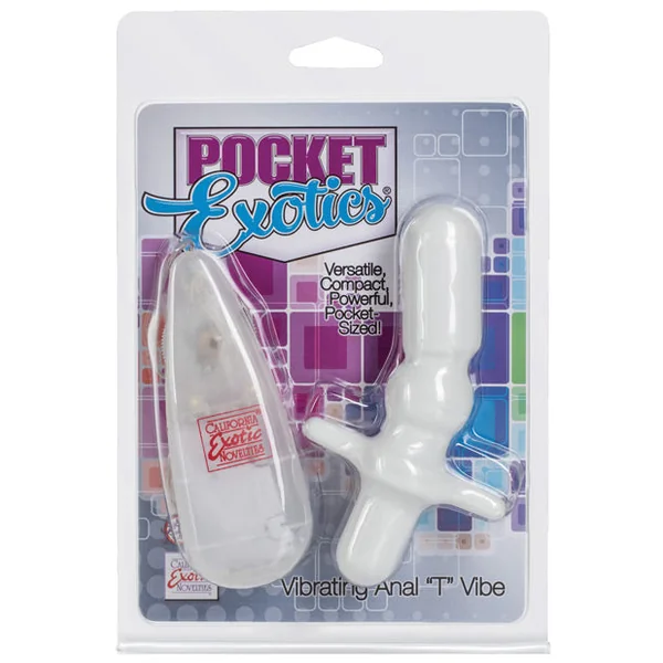 Pocket Exotics Anal T Vibe - Ivory