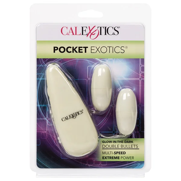 Pocket Exotics Glow-in-the-Dark Double Bullets