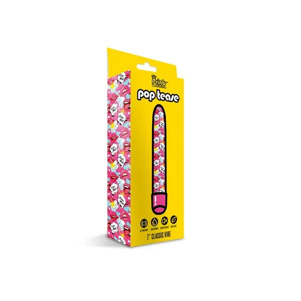 Pop Tease kiss Vibrator 7" by Prints Charming