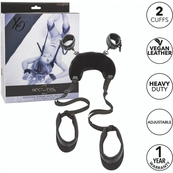 Position Strap - CalExotics - Nocturnal Collection Position Strap with Pillow