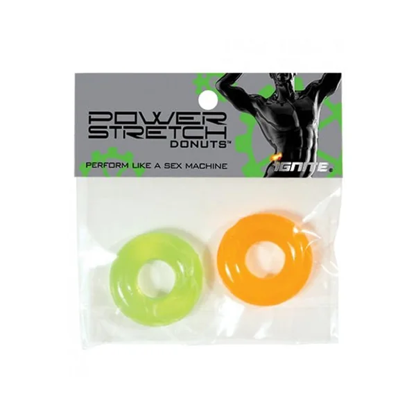 Power Stretch Donuts - 2 Pack - Orange and Green