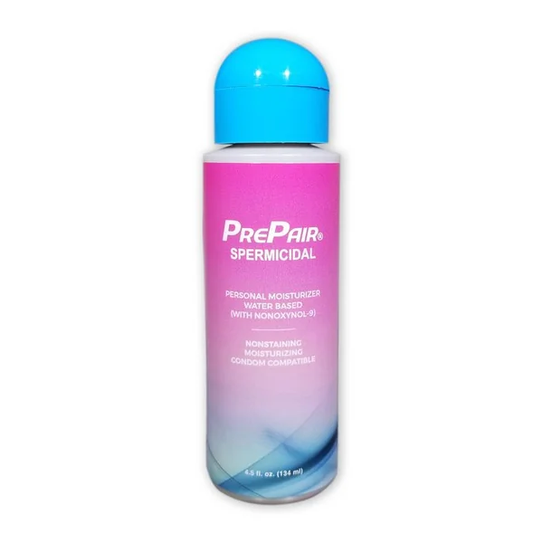 PRE PAIR SPERMICIDAL LUBE 4.5 OZ WATER BASED