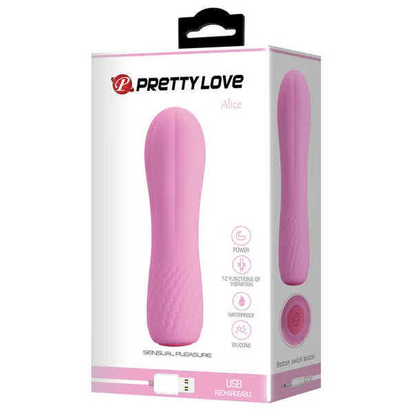Pretty Love Alice Mini Vibe - 12 Function Light Pink