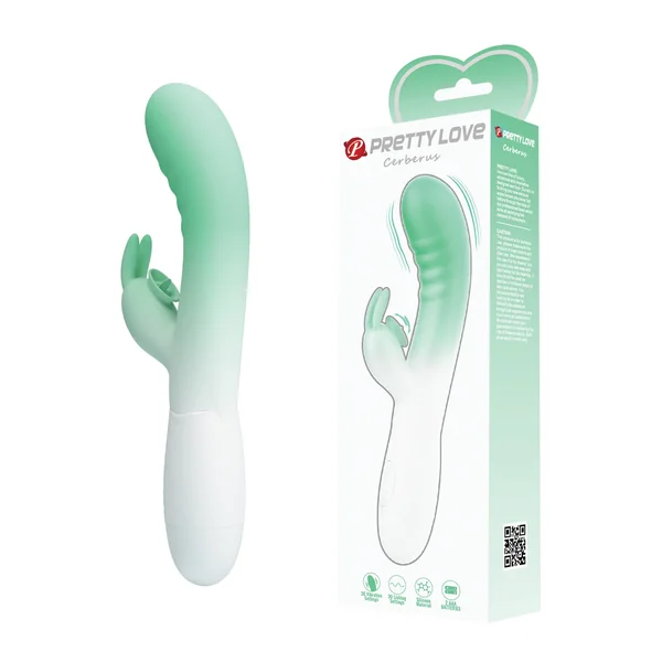 Pretty Love Cerberus Licking Rabbit - Aqua Ombre