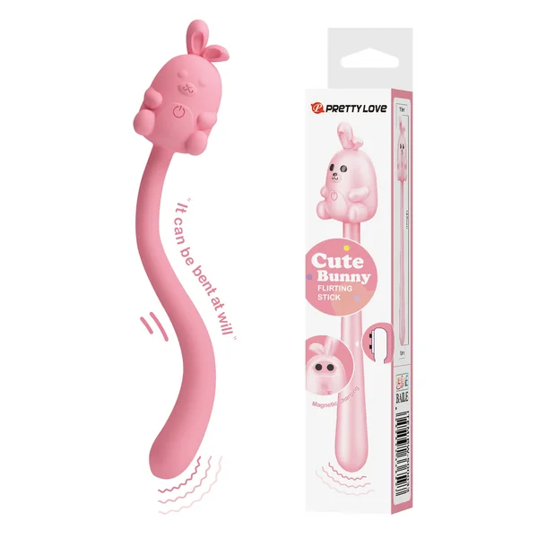 Pretty Love Cute Bunny Flirting Stick - Pink
