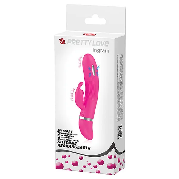 Pretty Love Ingram Electro Shock Vibrator - Fuchsia