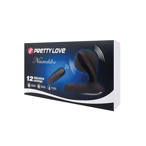 Pretty Love Nasreddin Inflatable Prostate Massager - Black