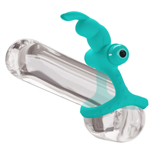 Pretty Love Passionate Figgy Vibrating Rabbit Cock & Ball Ring