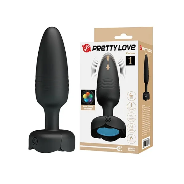 Pretty Love Tarion Thrusting Butt Plug w/Multi Color Bottom Light – Bl
