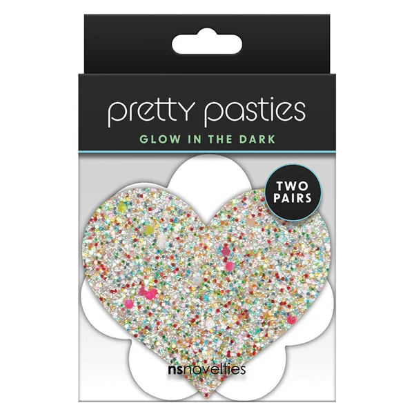 Pretty Pasties Heart & Flower - Glow (2 Pack)