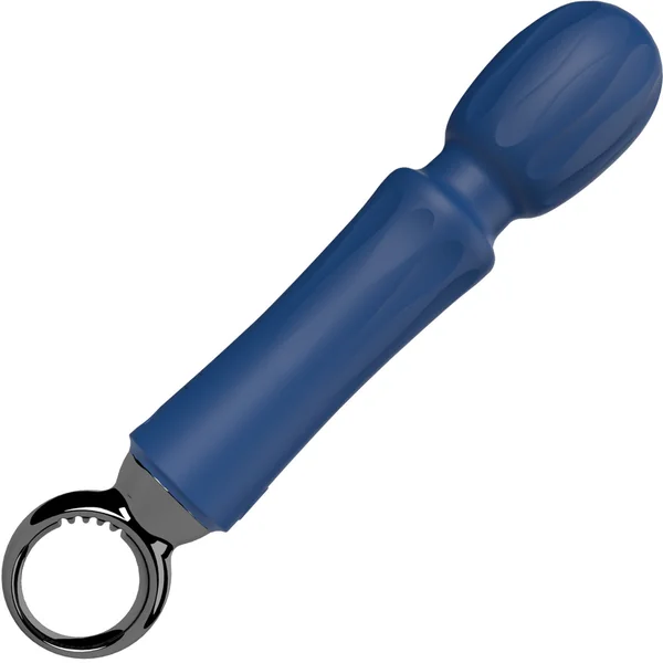 PrimO Wand Rechargeable Silicone Vibrator By Screaming O - Blueberry