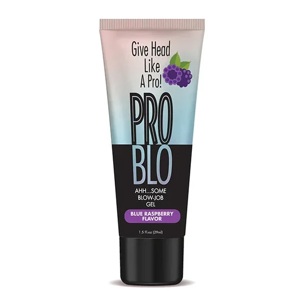 Pro Blo Oral Pleasure Gel – 1.5 oz Blue Raspberry