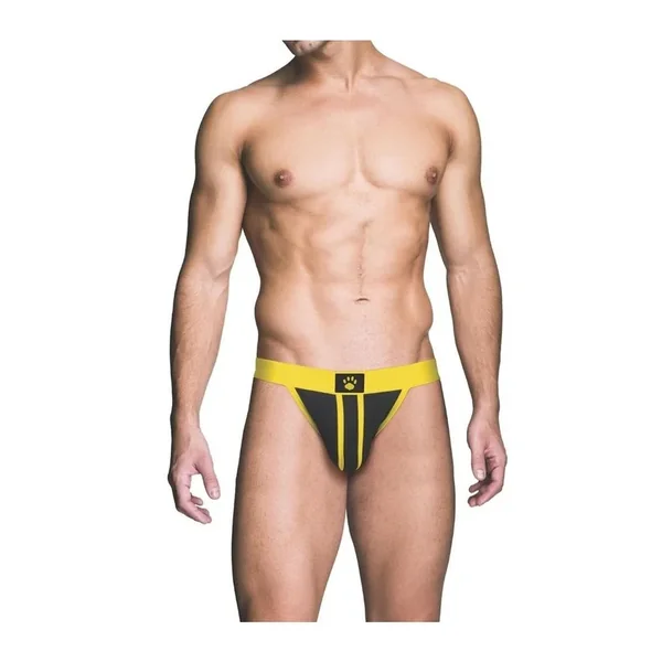 Prowler Red Ass-Less Jock – Small – Yellow/Black