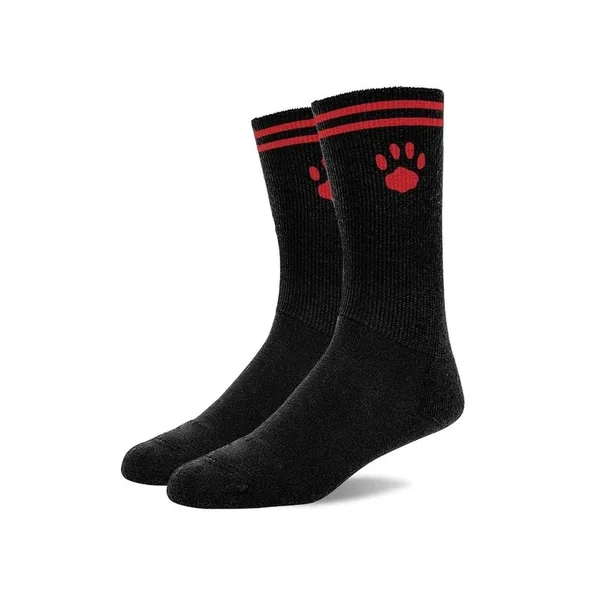 Prowler RED Crew Socks – Black/Red