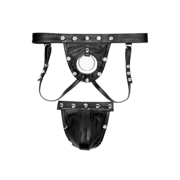 Prowler Red Leather Harness Jock – XLarge – Black