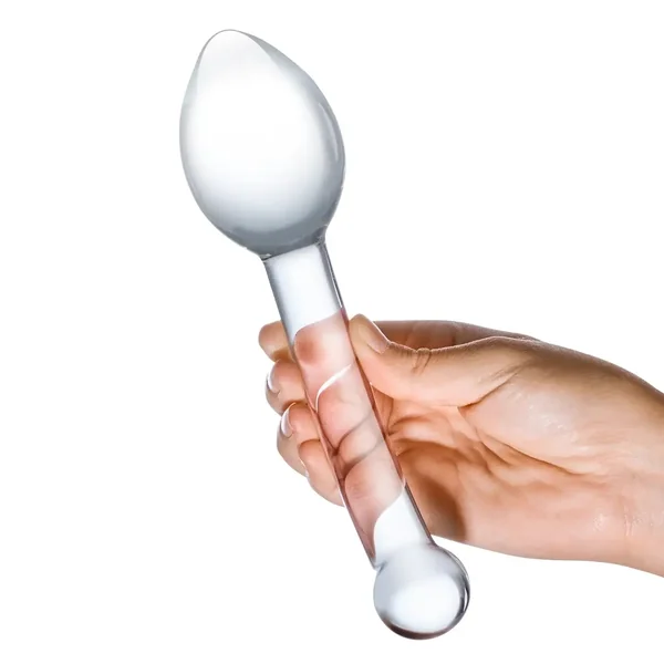 Pure Indulgence Glass Anal Slider Dildo