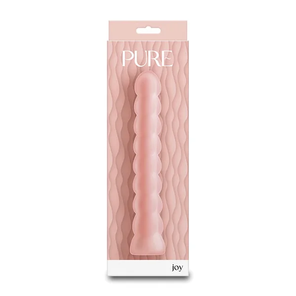 Pure Joy Textured Vibrator - Peach