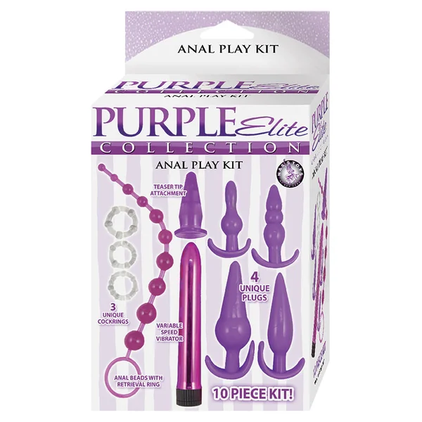 Purple Elite Collection Anal Play Kit - Purple
