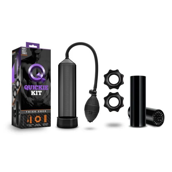 QUICKIE KIT THICK COCK BLACK