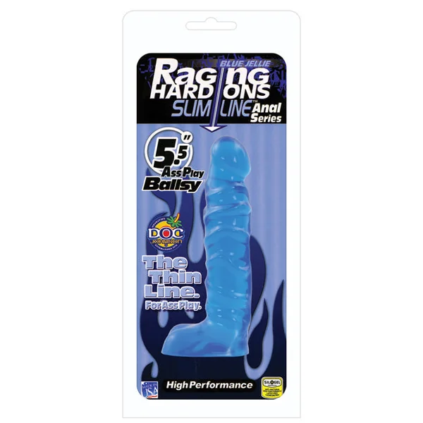 Raging Hard Ons Slimline Ballsy - Blue Jelly