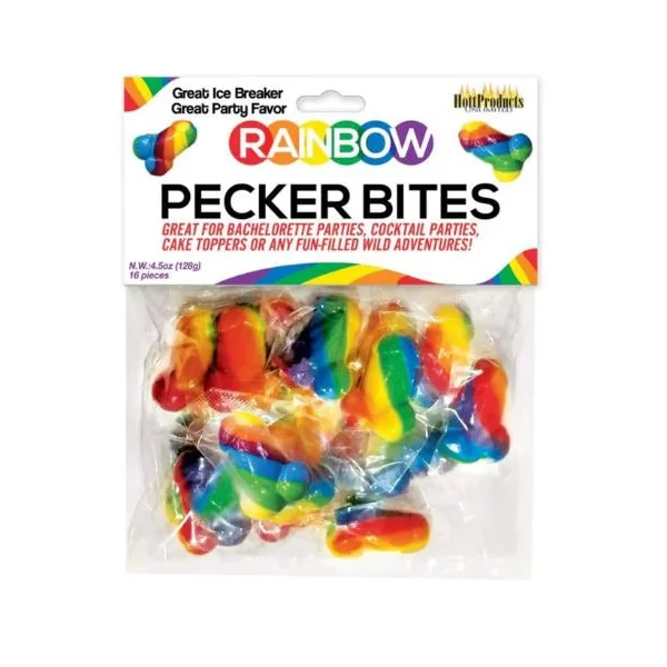 Rainbow Pecker Bites Candy by Hott Products