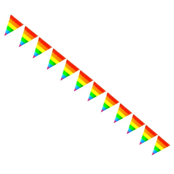 RAINBOW STRIPED PENNANTS