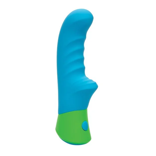 Rave Ridged-G Massager With Rippled Shaft & Stimulator