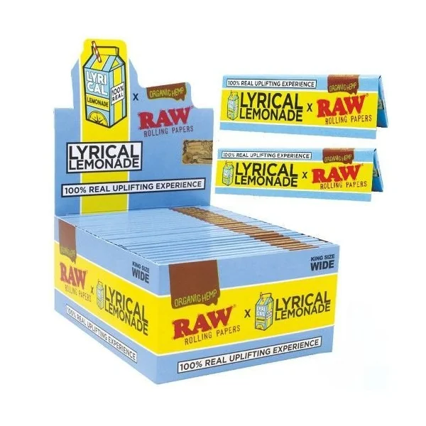 Raw King Size Wide 50ct Lyrical Lemonade Papers