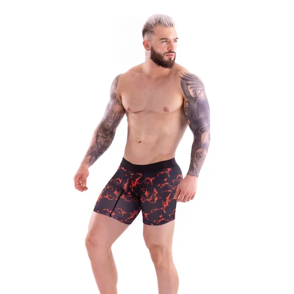 Raymond David Mens Printed Boxers-Lycra