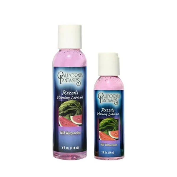 Razzels Warming Lubricant - Wild Watermelon - 4 Oz. Bottle
