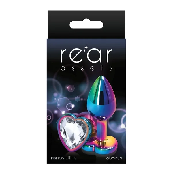 Rear Assets Multicolor Heart Small – Clear