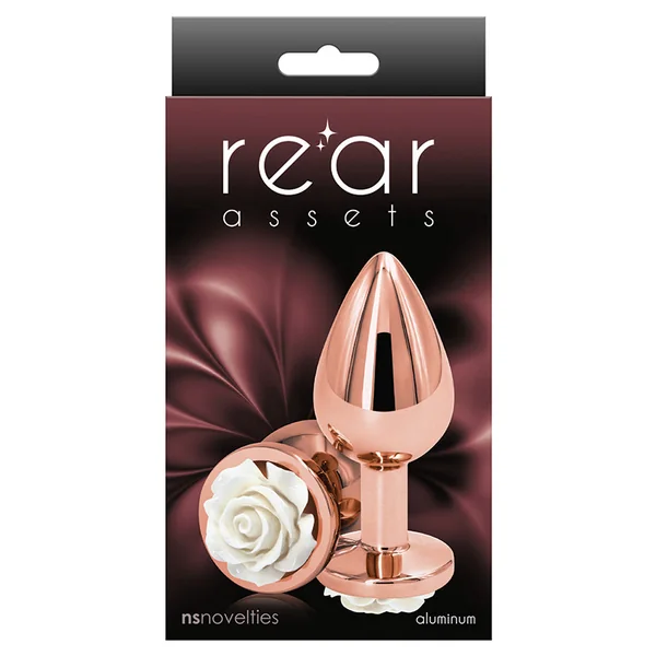 Rear Assets Rose Medium Plug - White