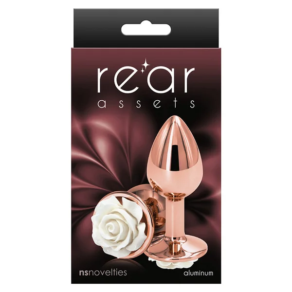 Rear Assets Rose Small Plug - White