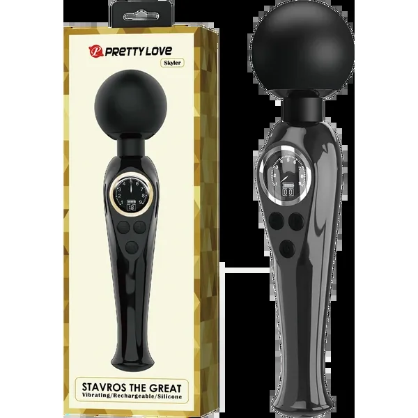 Rechargeable Wand – Skyler (Black)