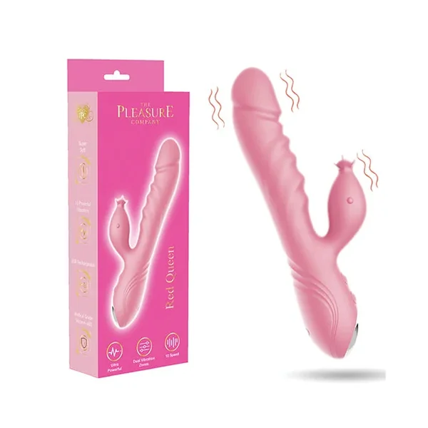 Red Queen Tickler Rabbit Vibe – Pink