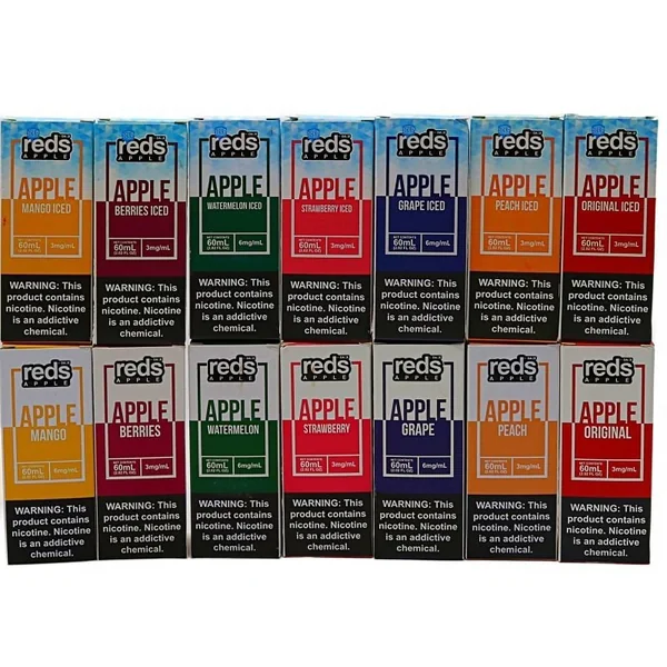 Reds Apple Juice 100ml Berries Iced 6mg