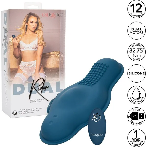 Remote Vibrator - Calexotics - Dual Rider - Bump and Grind
