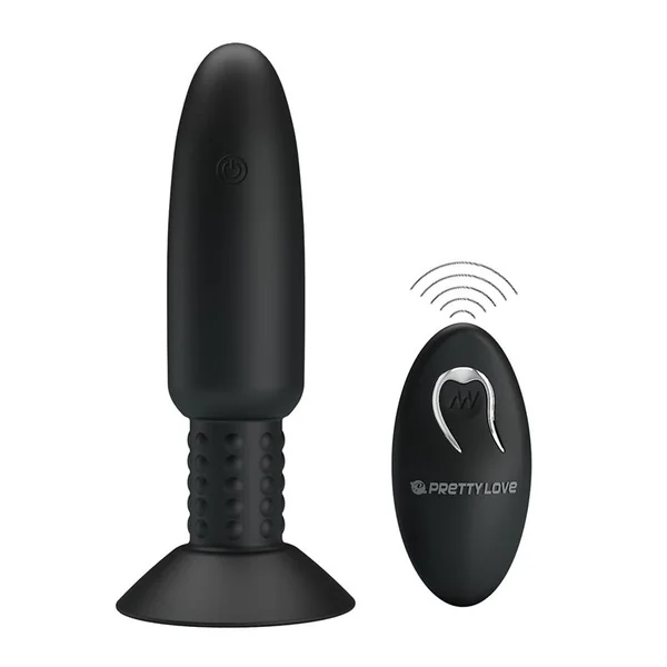 Remote-Controlled Anal Plug with Vibration and Rotation – USB